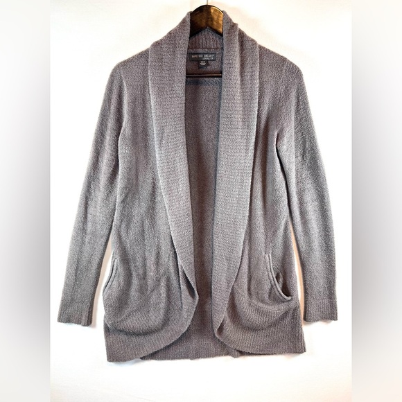 Barefoot Dreams CozyChic Lite Chenille Shawl Neck open front cardigan size XS/SM - Picture 1 of 8